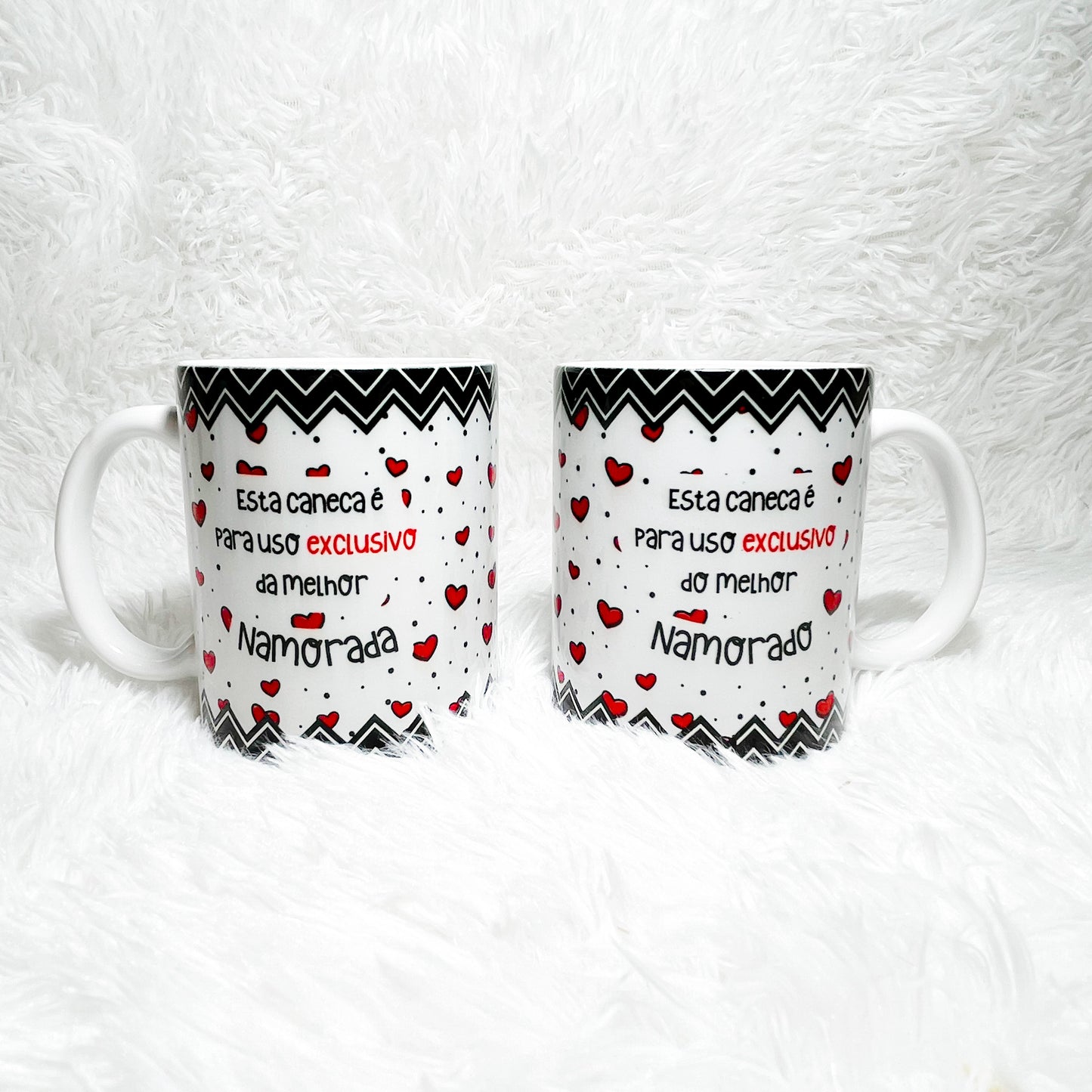 Caneca "Melhor Namorado(a)" - Pack