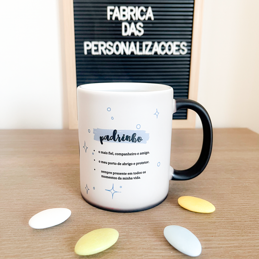 Caneca Mágica "Aceitas ser meu Padrinho?"