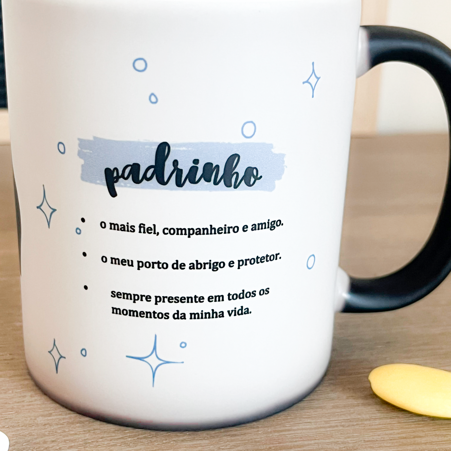 Caneca Mágica "Aceitas ser meu Padrinho?"