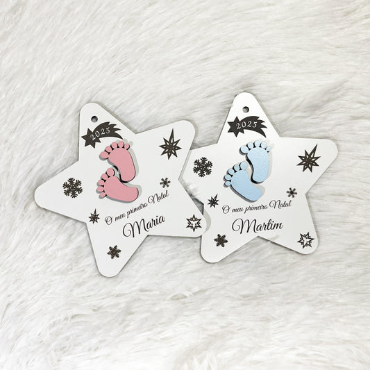 Estrela Primeiro Natal c/Nome (2025)