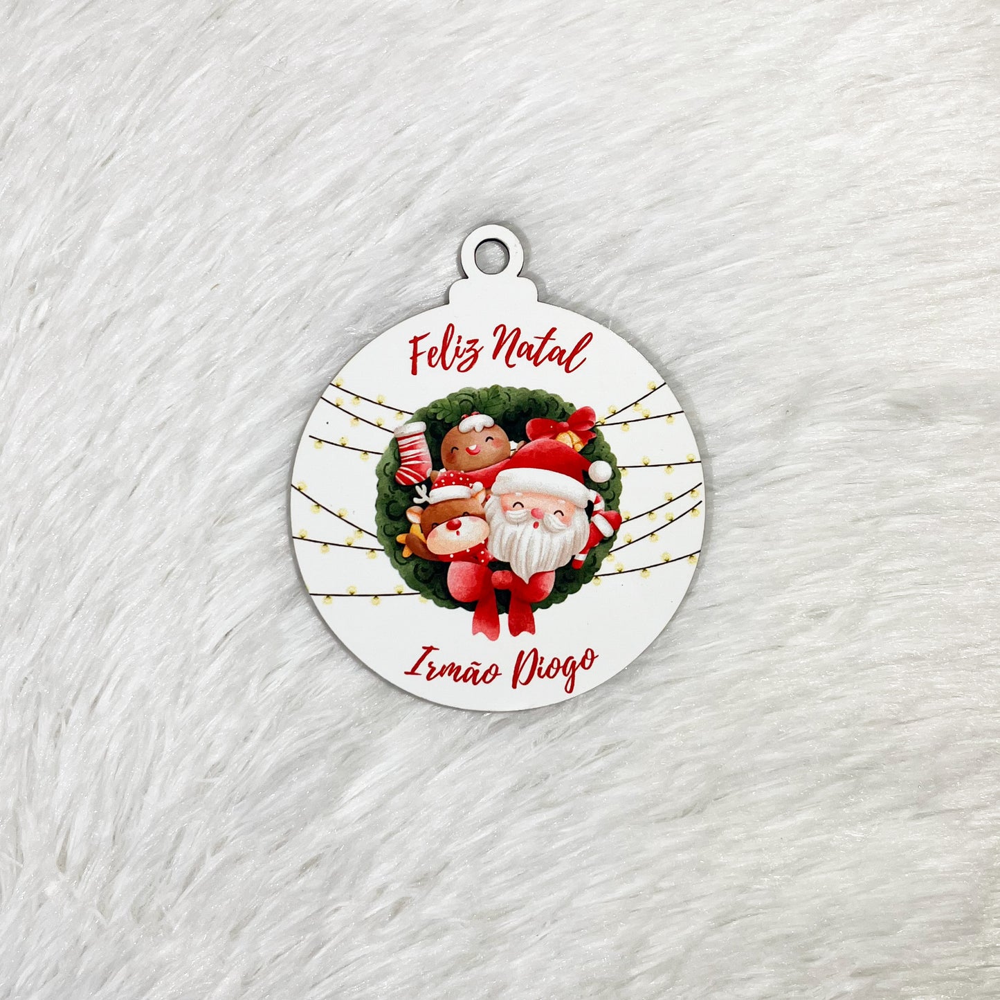 Bola Natal "Melhor Irmão"
