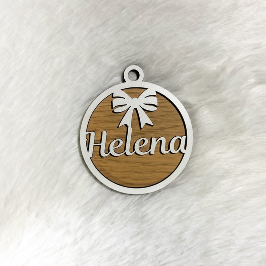 Bola de Natal - Laço