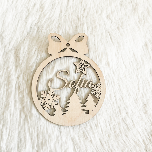 Bola de Natal - Floresta Encantada