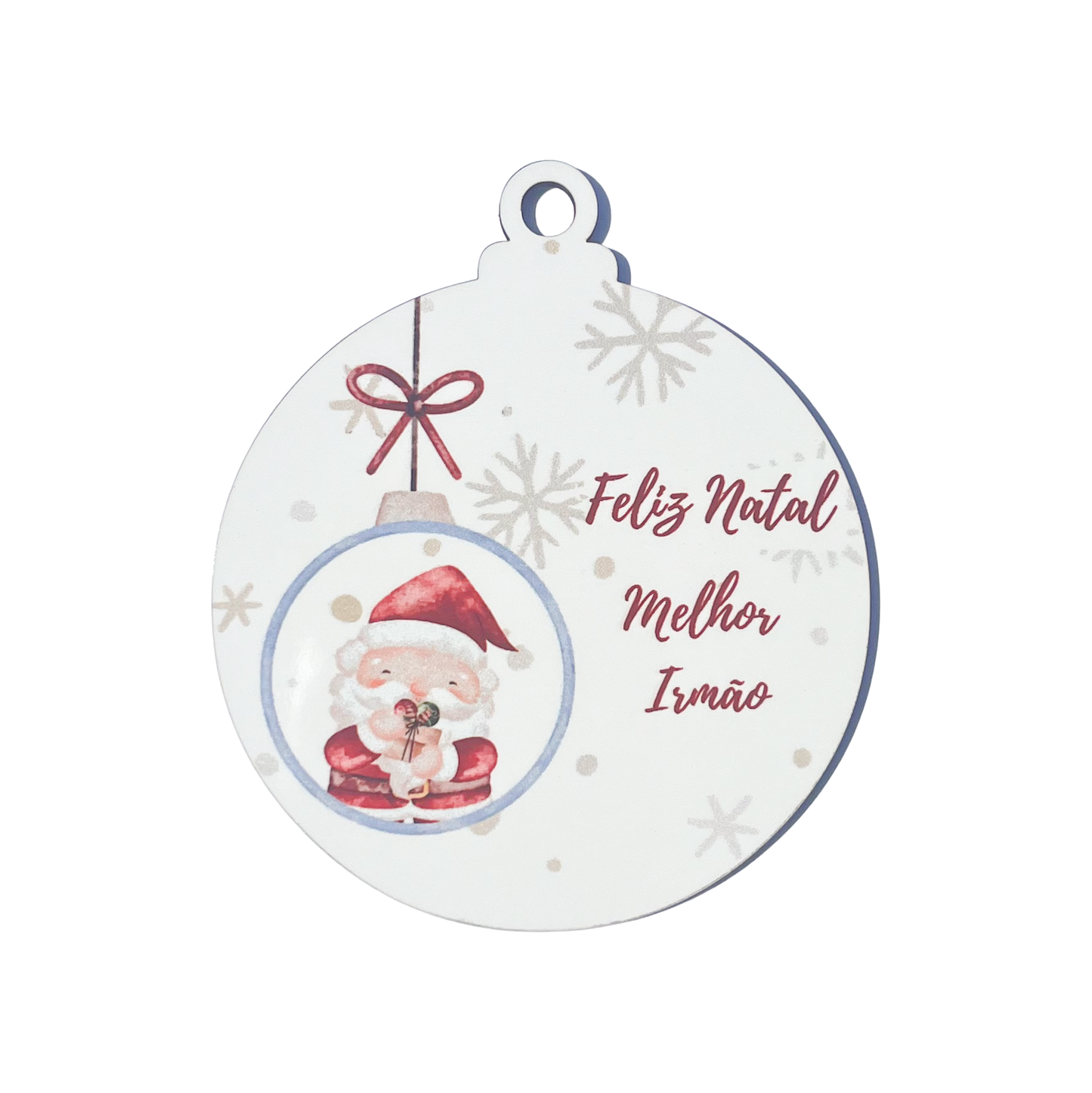 Bolas de Natal "Melhor Irmão"
