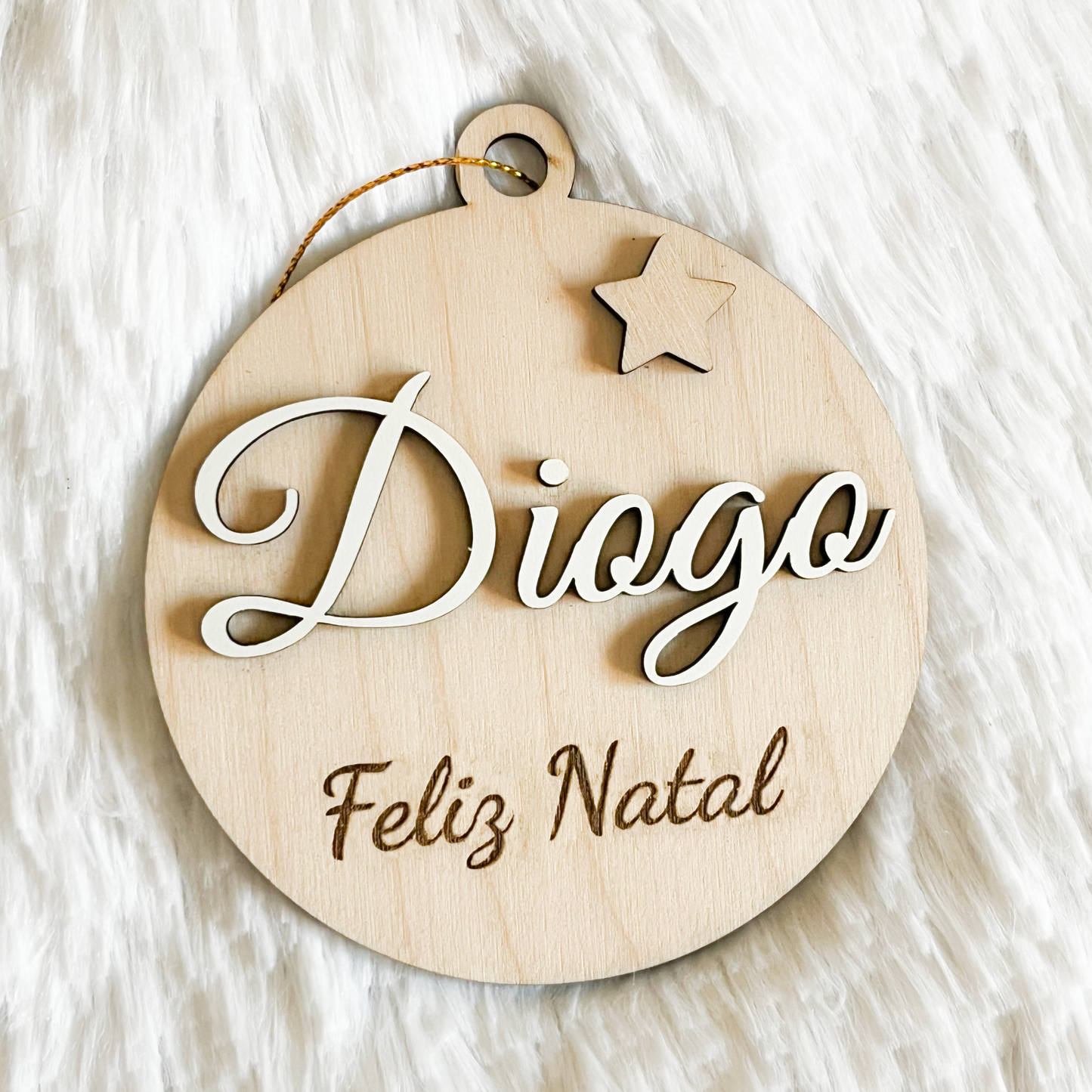 Bola de Natal c/ Nome