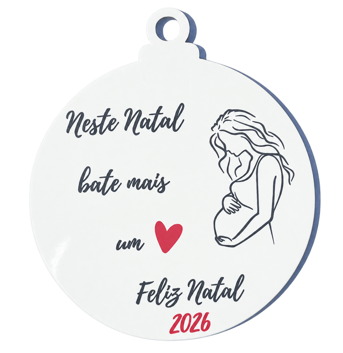 Bola Natal "Mais Um Coração"