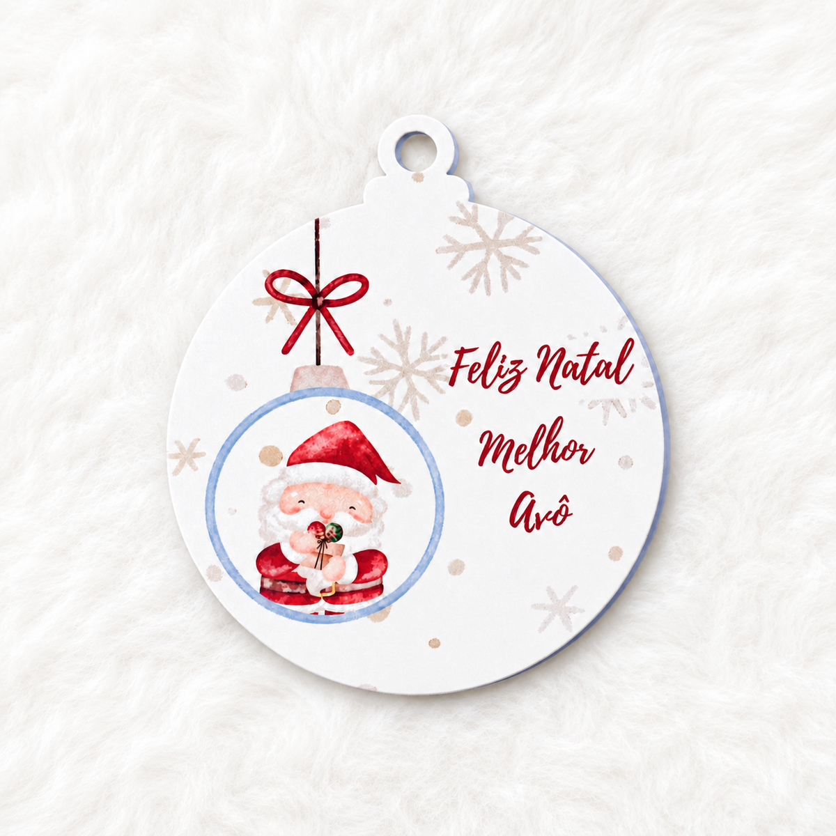 Bolas de Natal "Melhor Avô"
