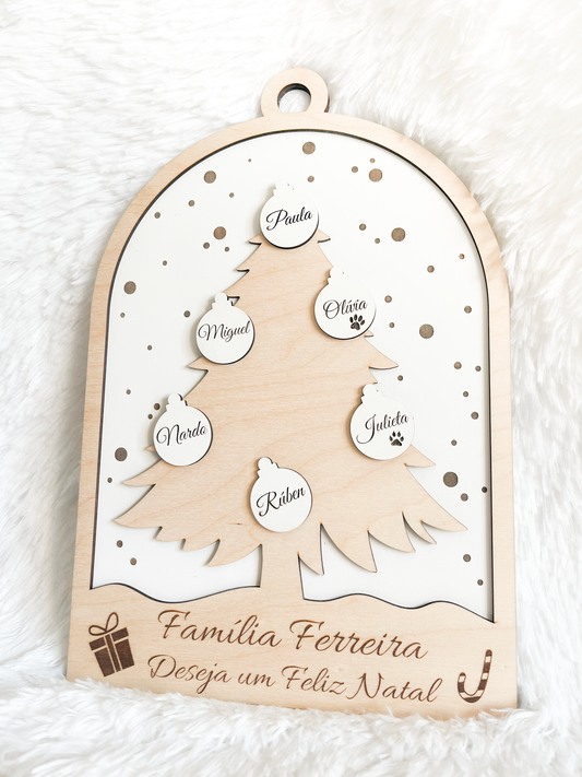 Enfeite Árvore da Família XL