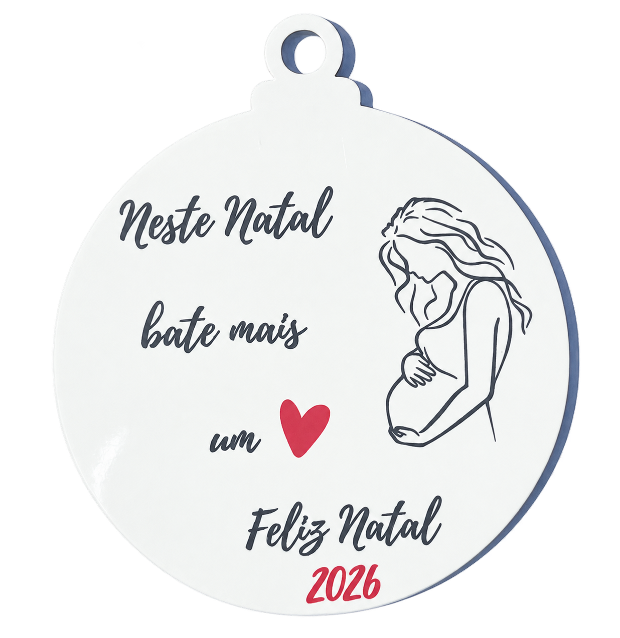 Bola Natal "Mais Um Coração"