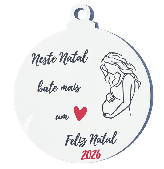 Bola Natal "Mais Um Coração"