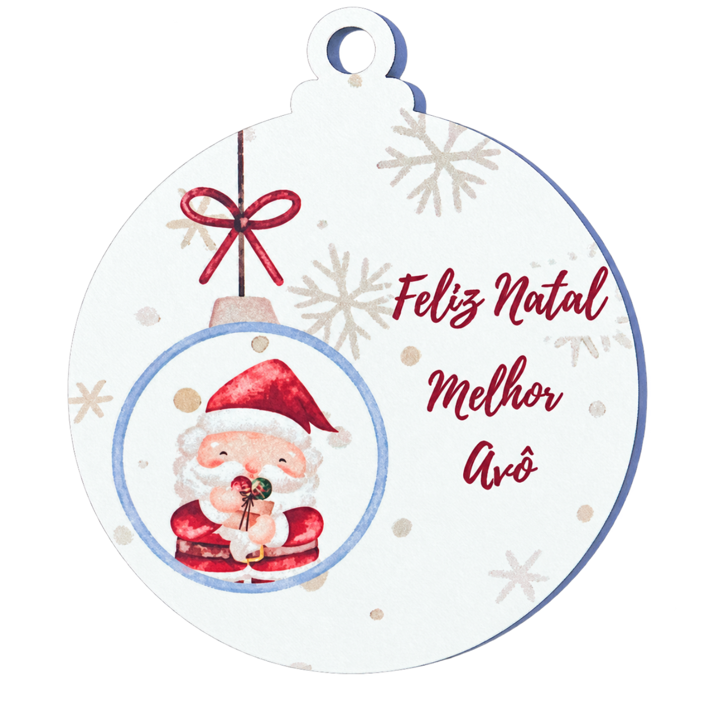 Bolas de Natal "Melhor Avô"