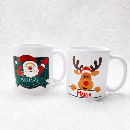Caneca Natal - Figuras