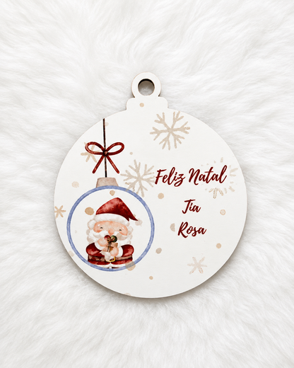 Bola Natal "Melhor Tia"