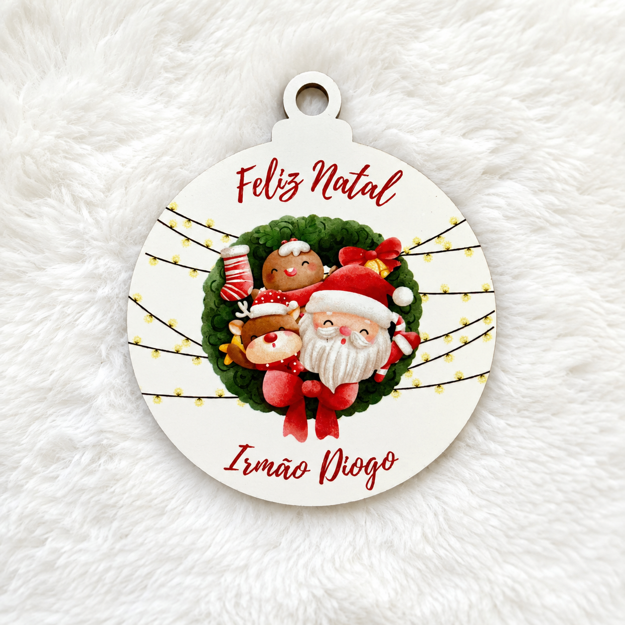 Bola Natal "Melhor Irmão"