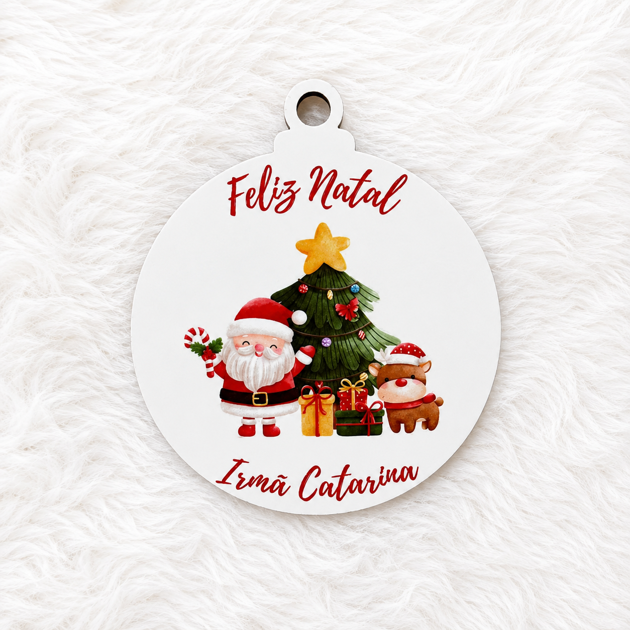 Bola Natal "Melhor Irmã"