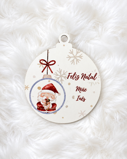 Bola Natal "Melhor Mãe"
