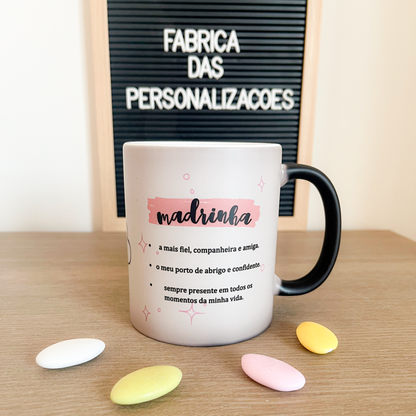 Caneca Mágica "Aceitas ser minha Madrinha?"