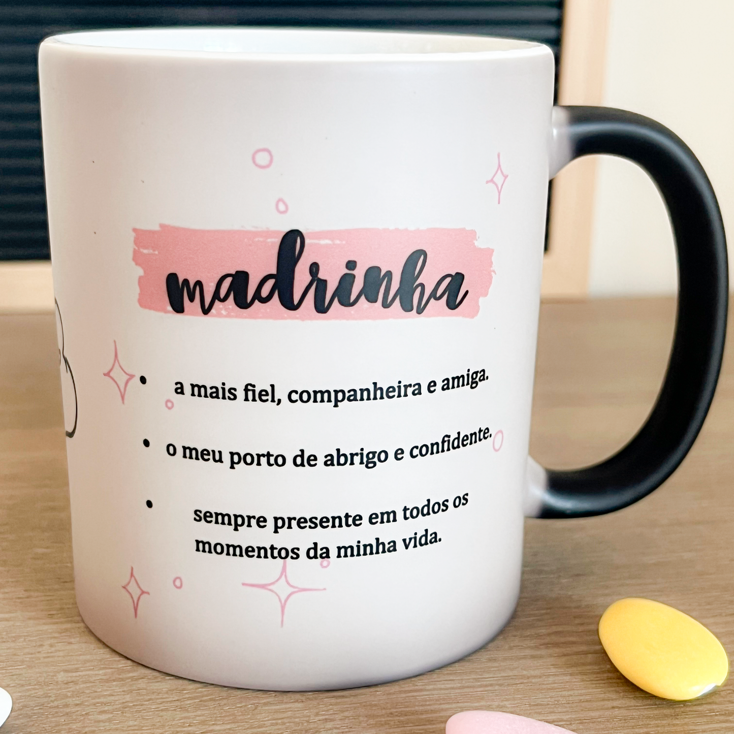 Caneca Mágica "Aceitas ser minha Madrinha?"