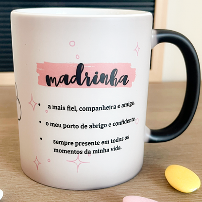 Caneca Mágica "Aceitas ser minha Madrinha?"