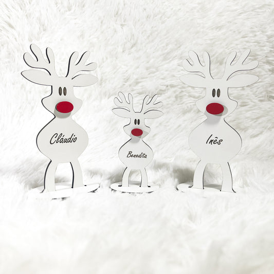 Conjunto Renas de Natal