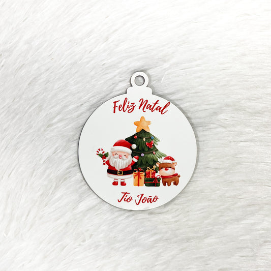 Bola Natal "Melhor Tio"