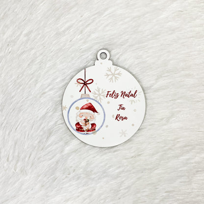 Bola Natal "Melhor Tia"