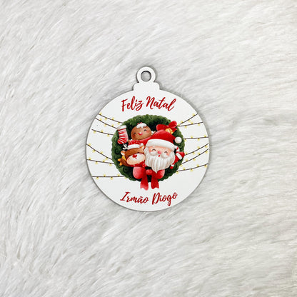 Bola Natal "Melhor Irmão"
