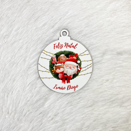 Bola Natal "Melhor Irmão"