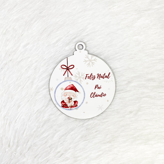 Bola Natal "Melhor Pai"