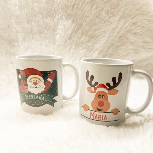 Caneca Natal - Figuras