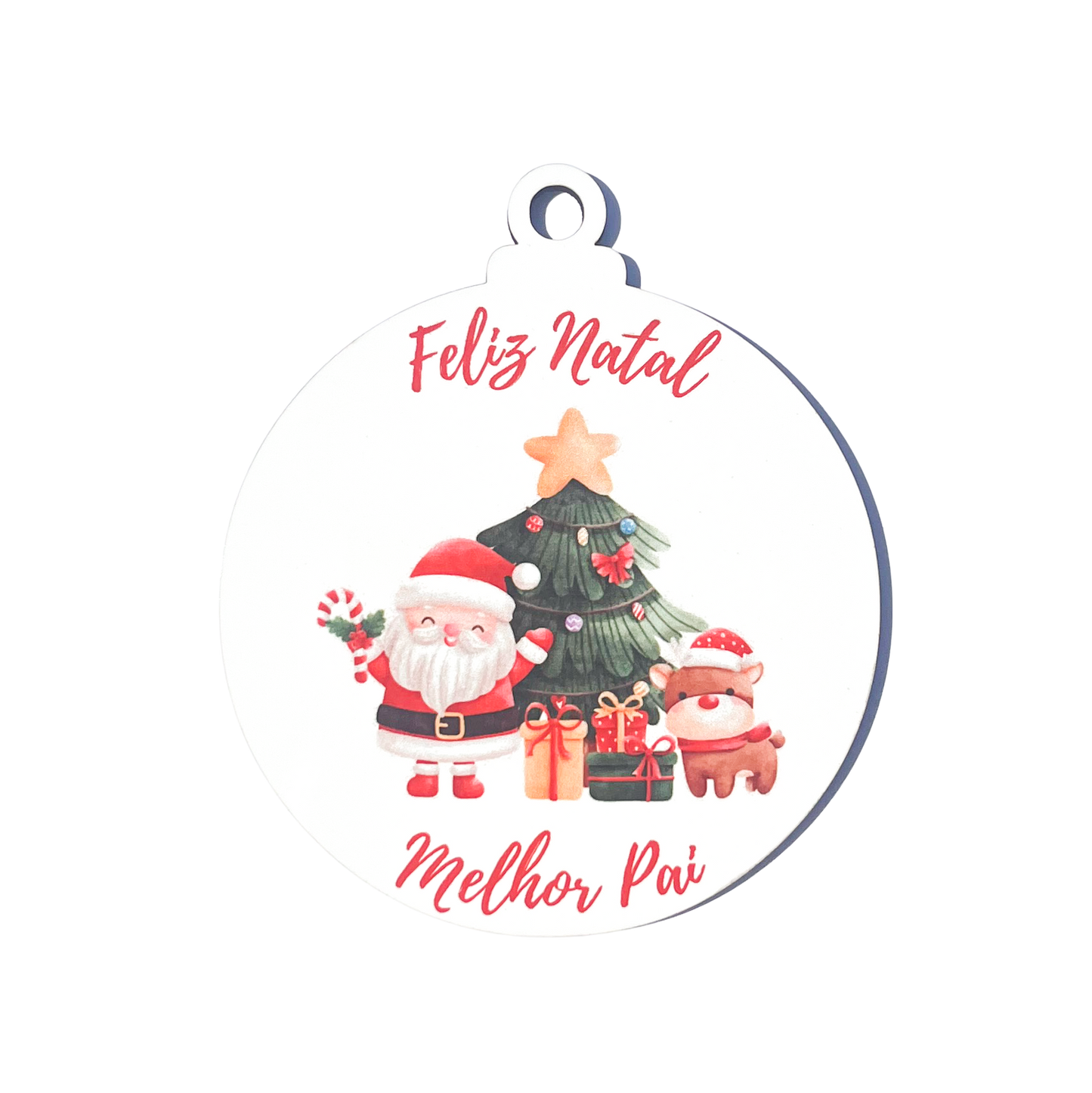 Bolas de Natal "Melhor Pai"