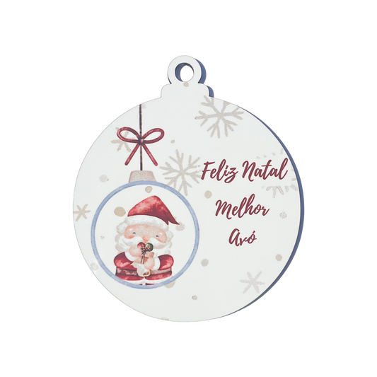 Bolas de Natal "Melhor Avó"