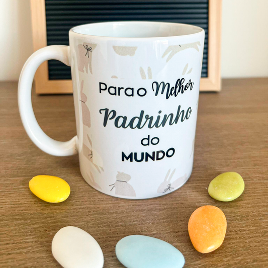 Caneca "Melhor Padrinho do Mundo"