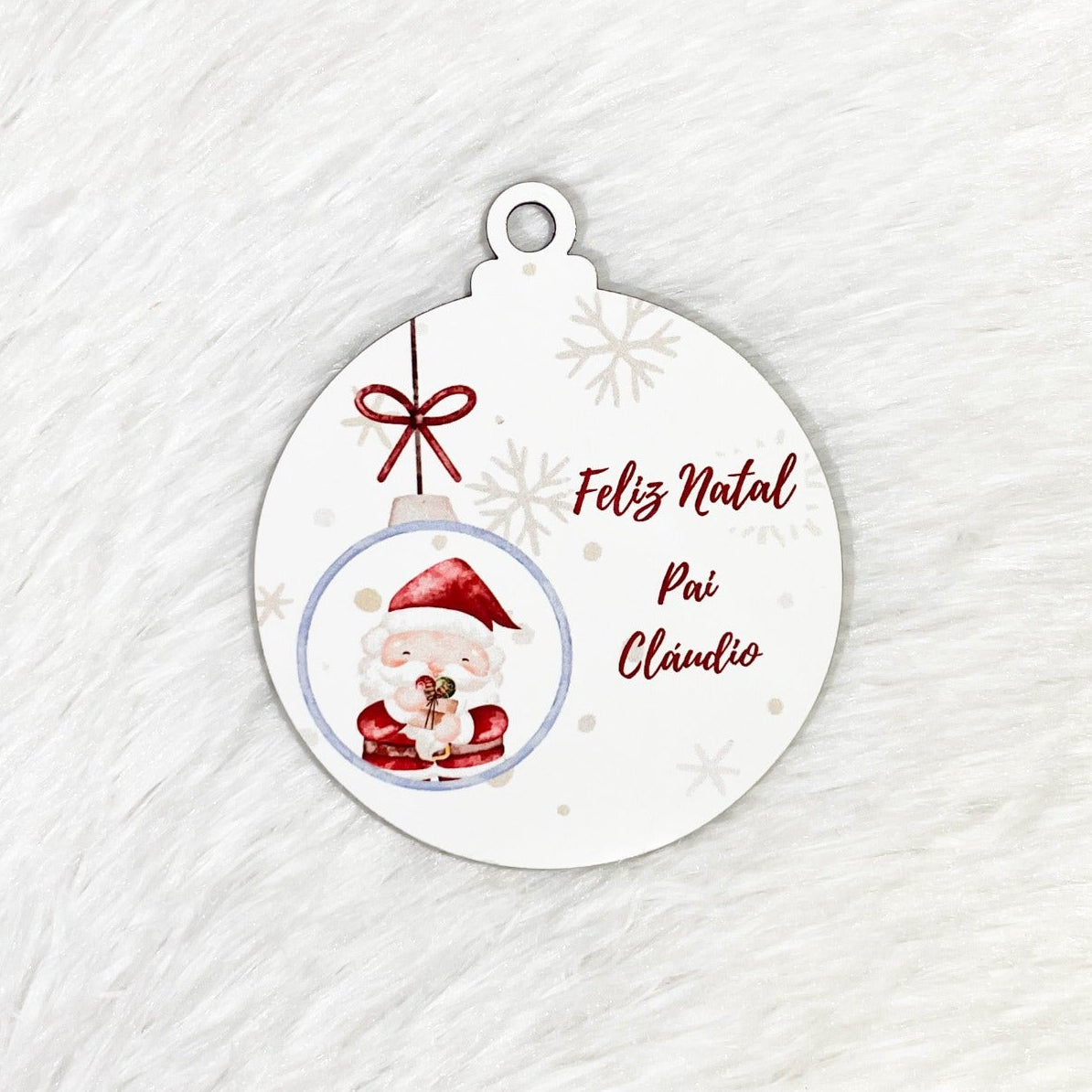 Bola Natal "Melhor Pai"