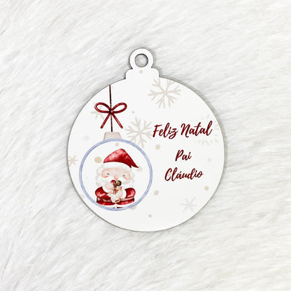 Bola Natal "Melhor Pai"