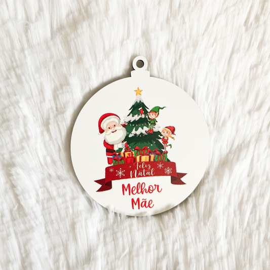 Bola Natal "Melhor Mãe"