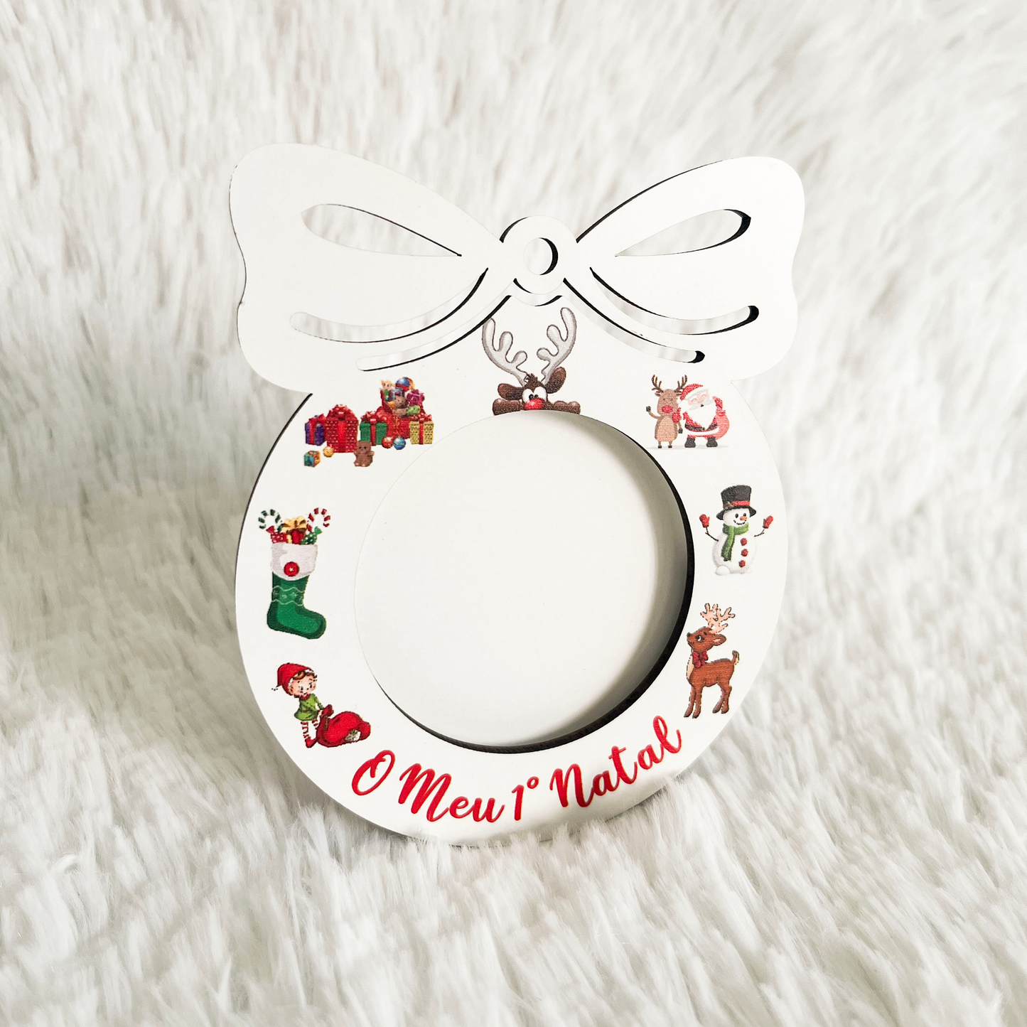 Bola Moldura "Primeiro Natal"