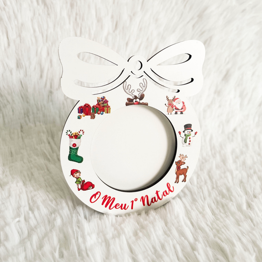 Bola Moldura "Primeiro Natal"